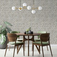 Vliestapete Holzoptik Geflecht 3D-Effekt Grafisch Grau Beige 45741 (4,31€/1Qm)