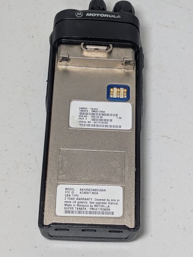 Motorola HT1550 XLS UHF 450-527 MHz 255 Channel Front Panel Programmable GMRS - Zdjęcie 5 z 10
