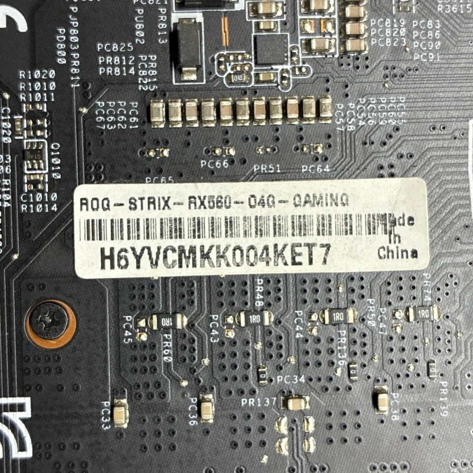 Used ASUS STRIX-RX560-4G-GAMING Strix Radeon RX 560 4GB GDDR5 Graphics Card - Image 3 of 4