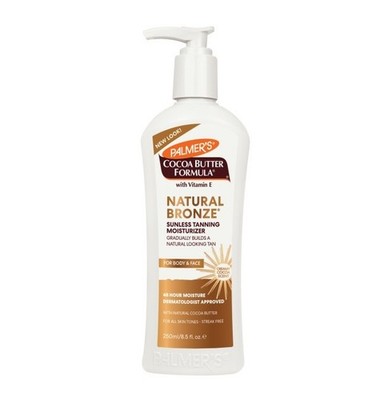 Palmers Cocoa Butter Natural Bronze Sunless Tanning Moisturizer Lotion 250ml