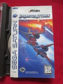 Galactic Attack (Sega Saturn, 1995) CIB Complete Tested & Working