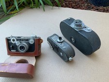 3 VTG Cameras Stewart Warner 16mm 531-B, Keystone 8mm K-8, Argus 35mm Still