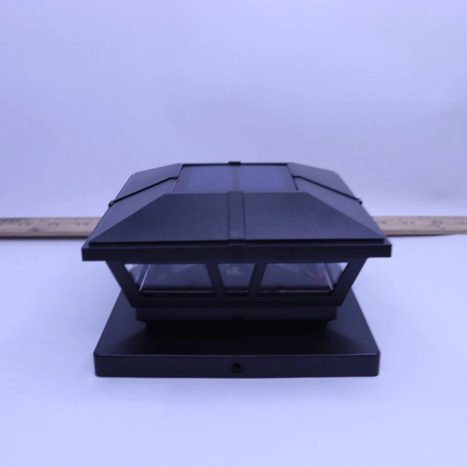 Veranda Solar Adaptable Post Cap Plastic Black 4 x 4 1008 156 789 - Image 4 of 4