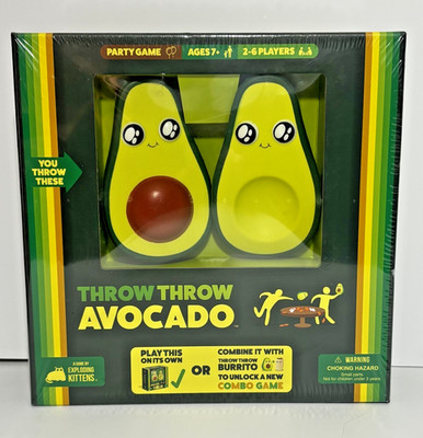 Throw Throw Avocado party card game by Exploding Kittens New/Sealed