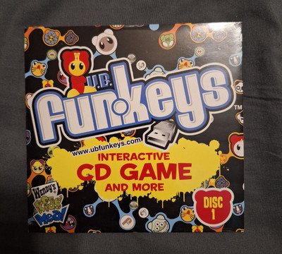 2009, U.B. Funkeys Interactive CD Game Disk 1, Sealed, From Wendy's Promo-RARE