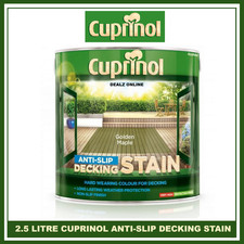 Cuprinol  Anti Slip Decking Stain GOLDEN MAPLE 2.5L
