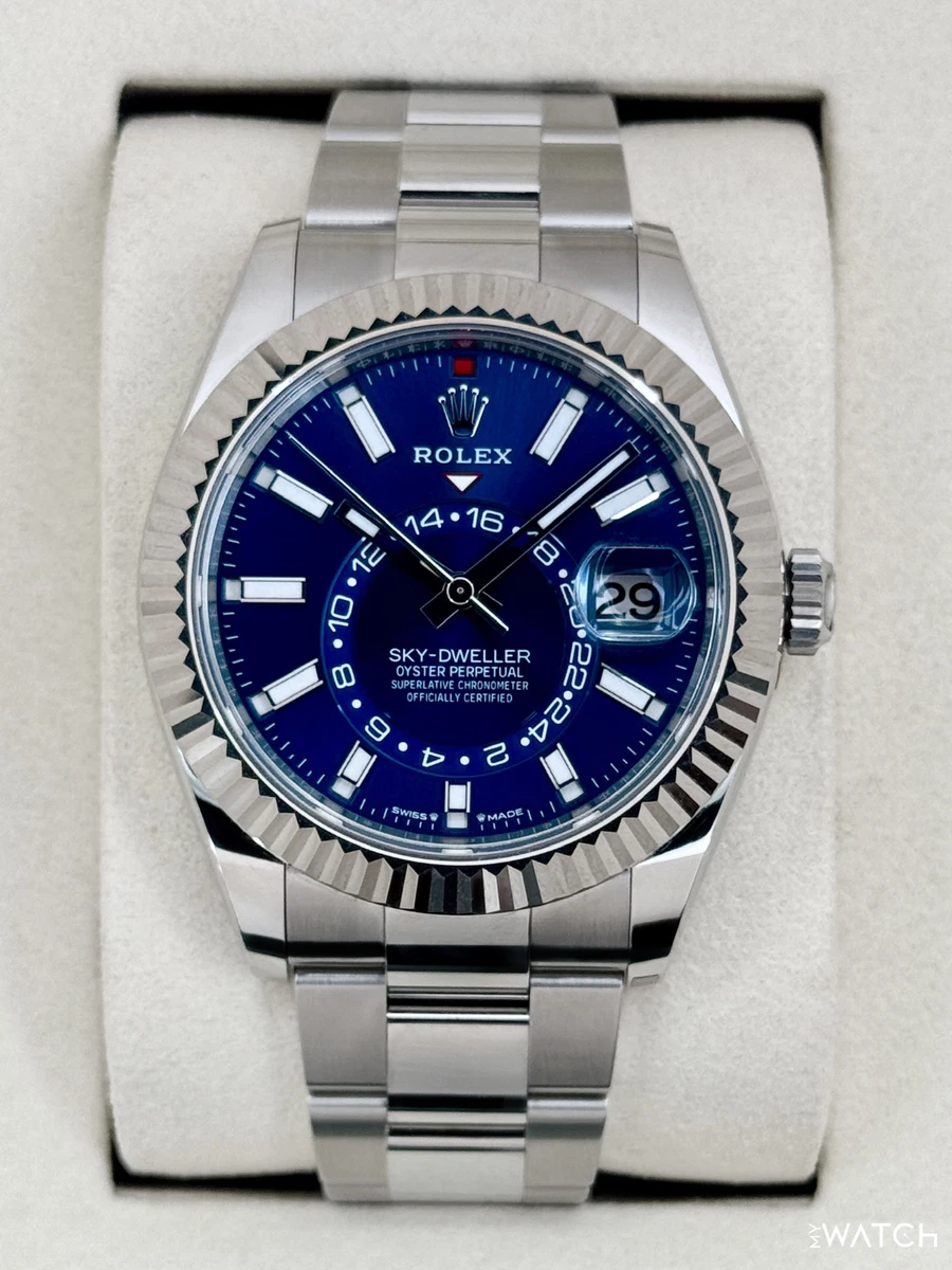 NEW 2026 Rolex Sky-Dweller 42mm 336934 Stainless Steel Oyster Blue