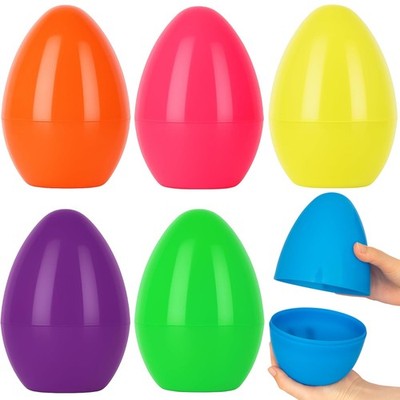 Celmuron 6 Pack 8'' Jumbo Fillable Easter Eggs   Extra Large Plastic Eggs for...