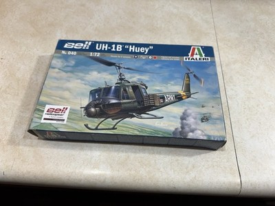 Italeri Bell UH-1B ''Huey'' 1:72 Unassembled Helicopter Kit w/ Decals MPN 040