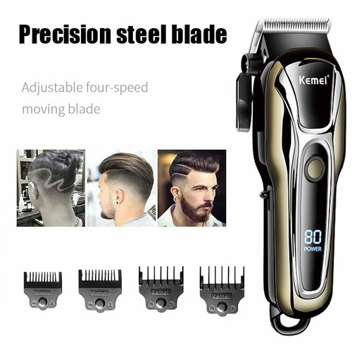 Afeitadora eléctrica recortadora maquinilla de afeitar recarga inalámbrica máquina de afeitar para barba y cabello para hombre - Imagen 3 de 48