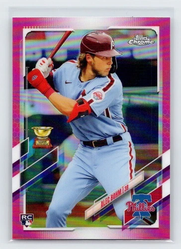 2021 Topps Chrome - Alec Bohm #119 Magenta  Refractor (RC) /499 Phillies