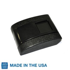 1967-72 Gm Plastic Standard Seat Belt Cover With Button - Black 1967-72 Gm Plastic Standard Seat Belt Cover With Button - Black