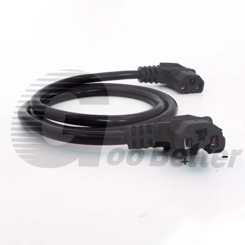 1m Power Extension Cable IEC Male to Female Kettle Lead Adapter Cable 2.5mm 4mm² - Image 3 of 4