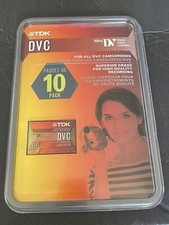 TDK DVC Mini DV Digital Video Cassette Tape 10 Pack NEW 60 Minutes for Camcorder