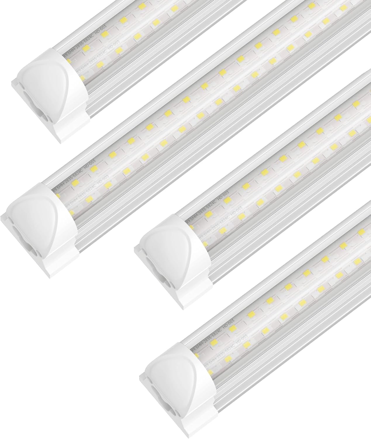 4 Pack Led Shop Lights,40W 5000LM 5000K 4FT LED Shop Light Ultra-Bright Energy-S