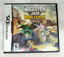 Nintendo DS MONSTER JAM URBAN ASSAULT Video Game Cartridge 100% Complete w Case