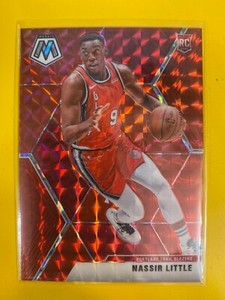 D61216  2019-20 Panini Mosaic Mosaic Red #247 Nassir Little ROOKIE