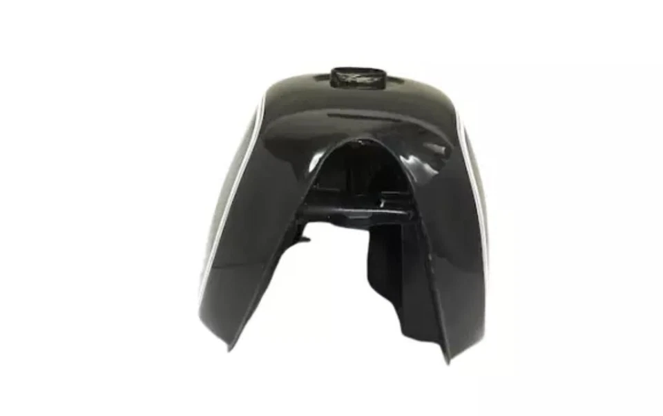 BMW R100 RT RS R90 R80 R75 TANQUE GASOLINA ACERO PINTADO NEGRO Y PLATA/APTO PARA Foto 2 de 4