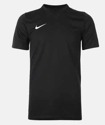 Nike Men DRI-FIT PARK VII S/S Tee Shirts Training Black Shirt