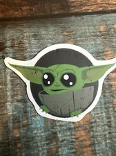 Baby Yoda The Child Mandalorian Star Wars Vinyl Sticker Jedi Decal Cute Funny