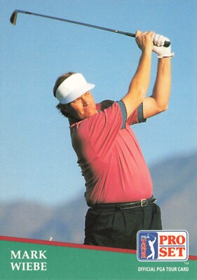 1991 Pro Set #181 MARK WIEBE PGA Tour Golf Card   2 Time Winner