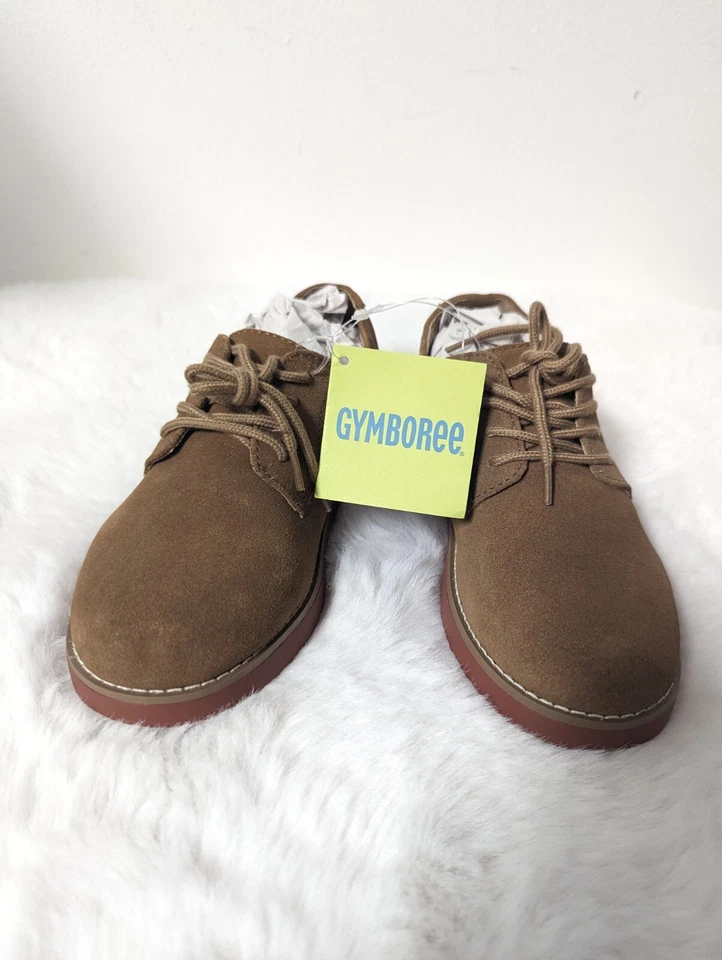 Gymboree Boys Size 2 Suede Oxford Lace Up Spring Easter Dress Shoes - Image 4 of 4