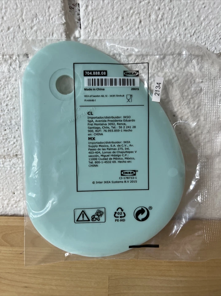 Espátula de silicona raspador cuenco IKEA LATTBAKAD LÄTTBAKAD AZUL CLARO 704.888.08 NUEVO EN PAQUETE Foto 2 de 4