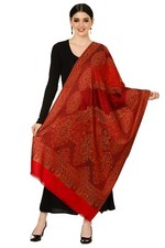 Womens Bamboo Jacquard Scarf, Reversible