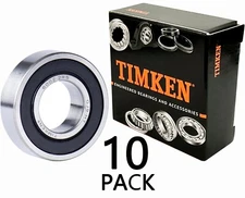 (Qty.10)TIMKEN 6002-2RS High Quality Two Side Rubber Seal Ball Bearing 15x32x9mm