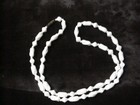 Milk Glass Bead Necklace 1930's Strand 26" Long Barrel Clasp Vintage — photo 2
