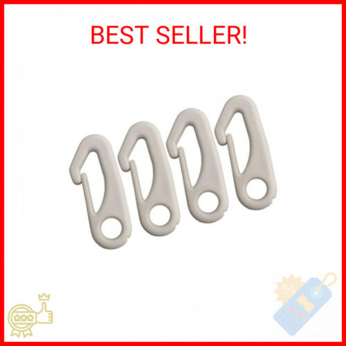 4 PCS Flag Pole Clip Snap Hooks Nylon Flagpole Attachment Hardware - to Attach F