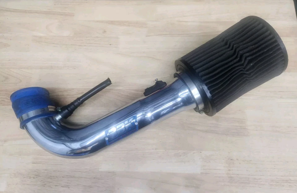 Entrada de aire frío cromada BBK 1737 para Ford Mustang 2005-2010 filtro K&N 4,0 L V6 Foto 2 de 4