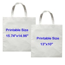 Blank Non-Woven Sublimation Shopping Bag Heat Transfer Sublimation DIY Printed