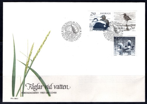 Suecia 1986 aves - patos FDC - Imagen 1 de 1