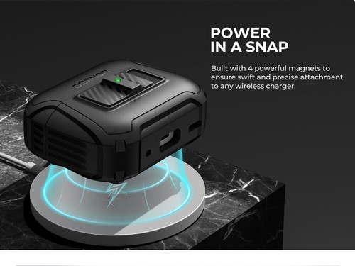 DEXNOR Schutzhülle für AirPods Pro 2 Ohrhörer Stoßfest Robust Cover - Bild 21 von 60