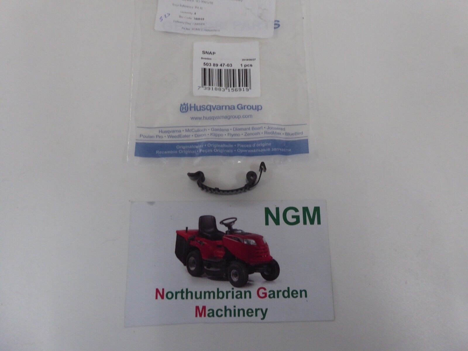 Crankcase Buckle Clip Husqvarna 346/357XP 351 353 356 Chainsaw 503894701 Pro