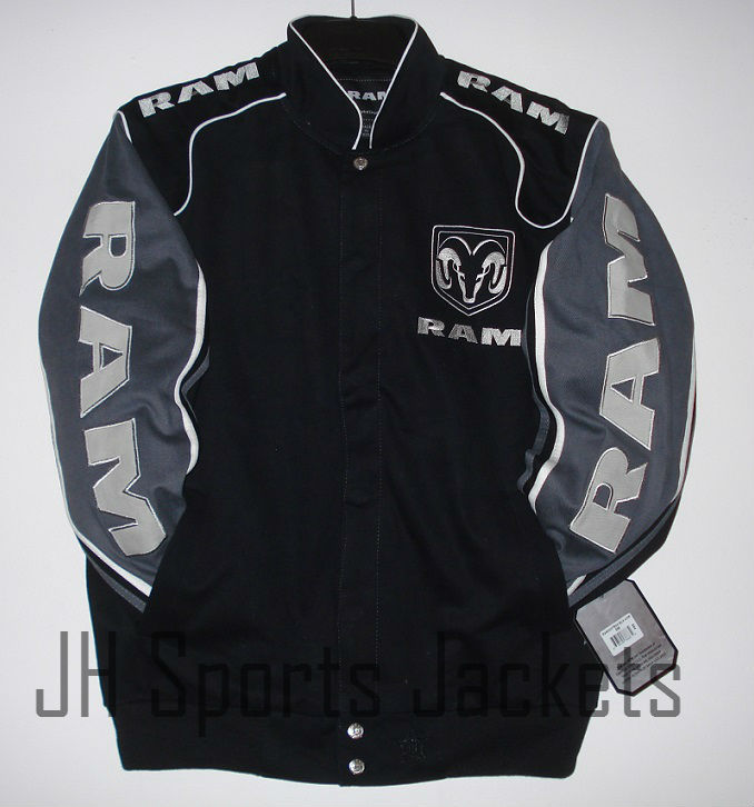 Authentic Dodge Ram Truck Embroidered Cotton Jacket JH Authentic Dodge Ram Truck Embroidered Cotton Jacket JH