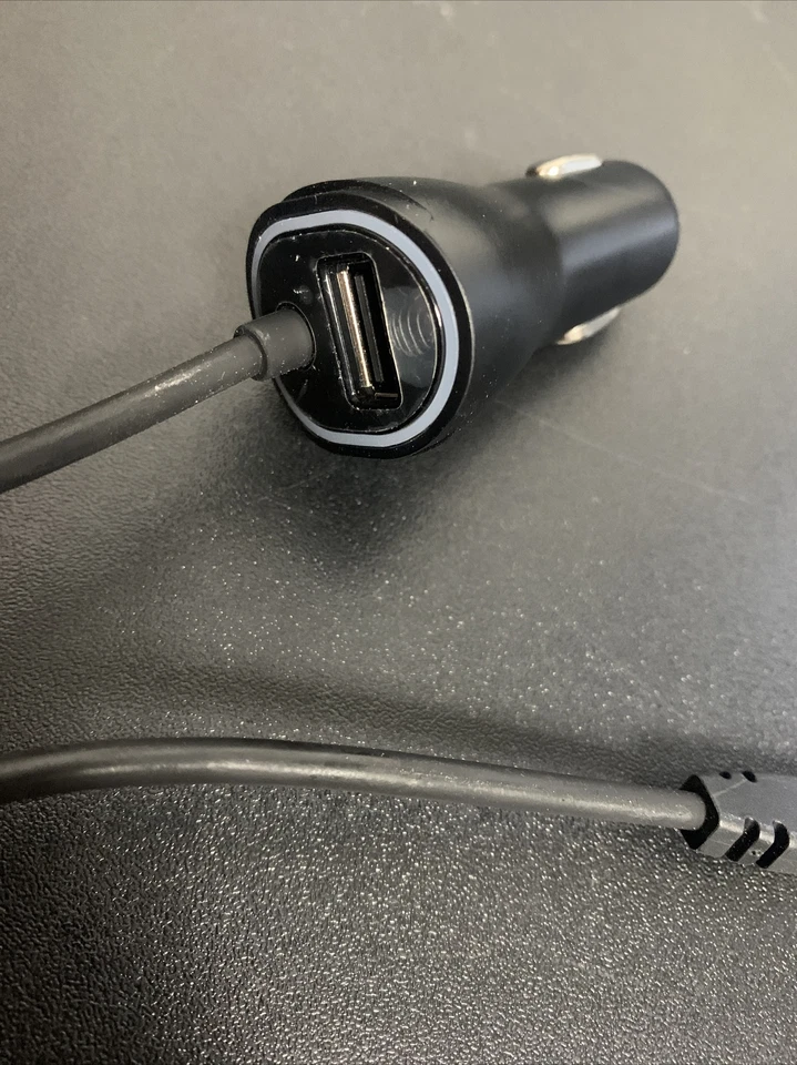 🔥AT&T Universal Micro USB Car Charger With LED Indicator - Black🔥 - Image 2 of 3