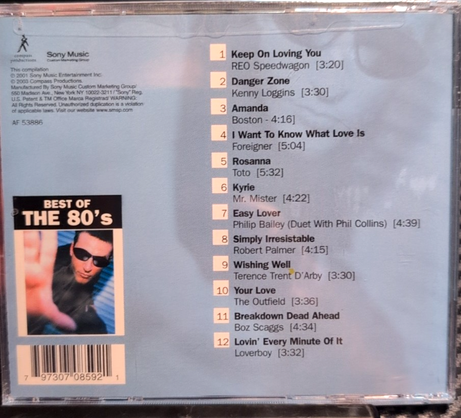 Best of the 80s - Original Masters (CD) - BRAND NEW SEALED - Sony