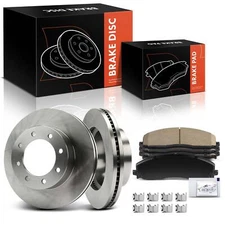 6x Front Disc Rotors & Ceramic Brake Pad for Ford F-250/F-350/F-450 Super Duty