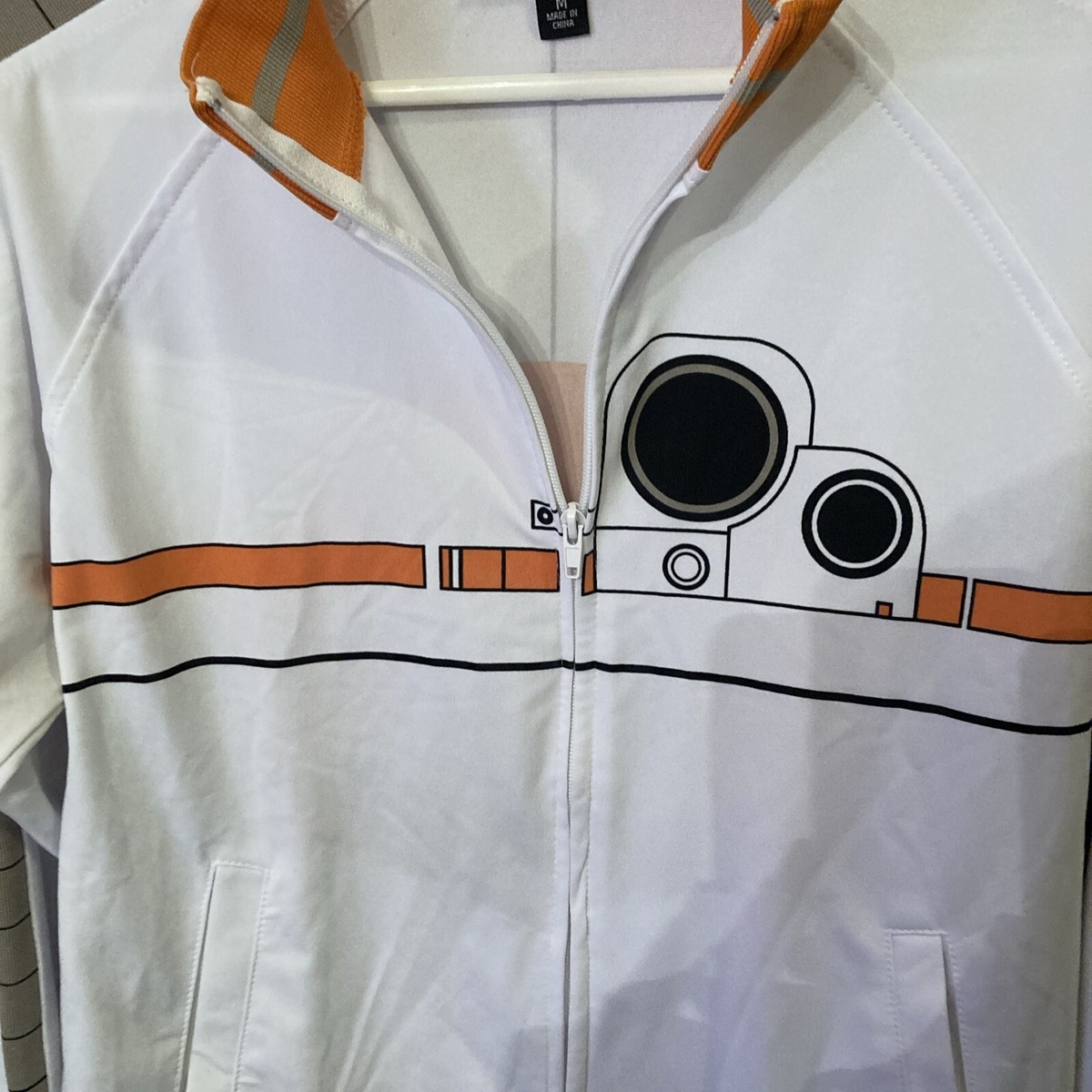 Men's Star Wars Light Jacket Full Zip Medium R2D2 Style