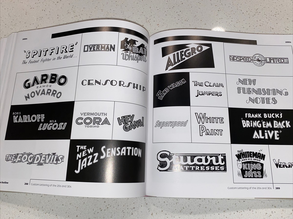 Rare Custom Lettering Of The 20s & 30s Rian Hughes, OOP | eBay