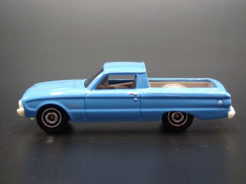 1961 61 FORD RANCHERO CAMIONETA AZUL 1:64 ESCALA DIORAMA MODELO DE DIECAST - Imagen 2 de 7
