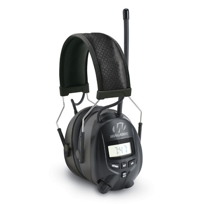 Radio Earmuffs Headphones Hearing Hunting Ear Protection Digital Display AM/FM 