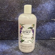 Philosophy Amazing Grace Lavender 3 in 1 Bath Shampoo Shower Gel 16 Fl Oz