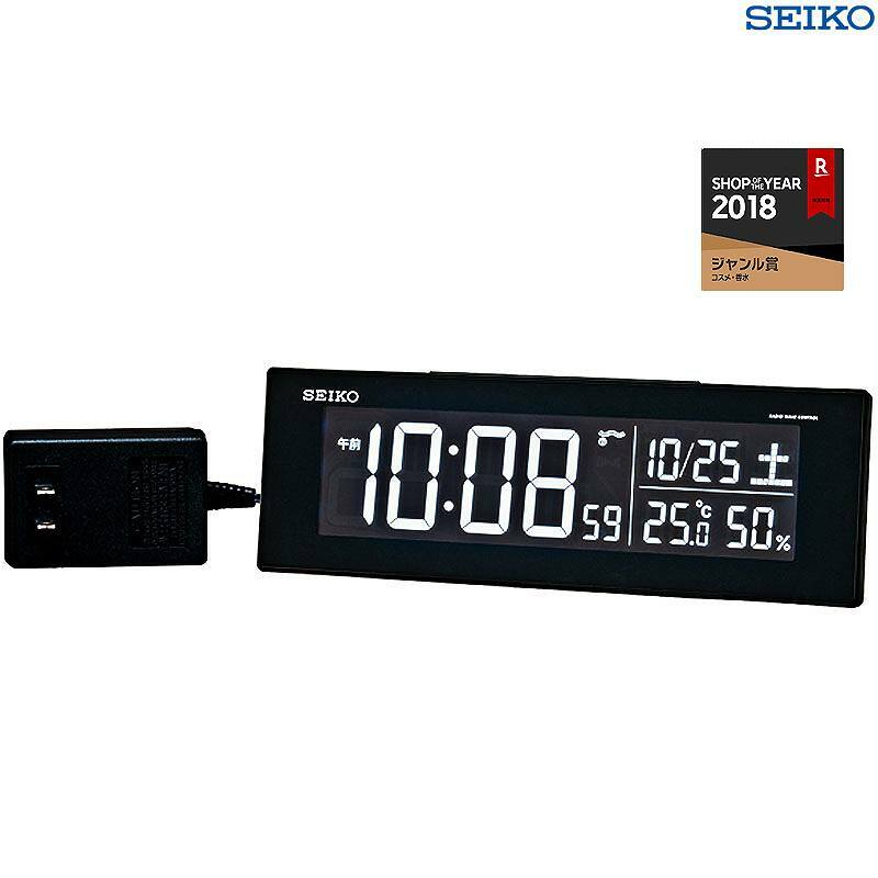 Seiko DL305K Digital Clock Radio Alarm AC Type Color LCD Series C3 Black Japan