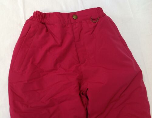 Lands End dark pink girl squall parka winter snow pants 10 - Picture 2 of 8