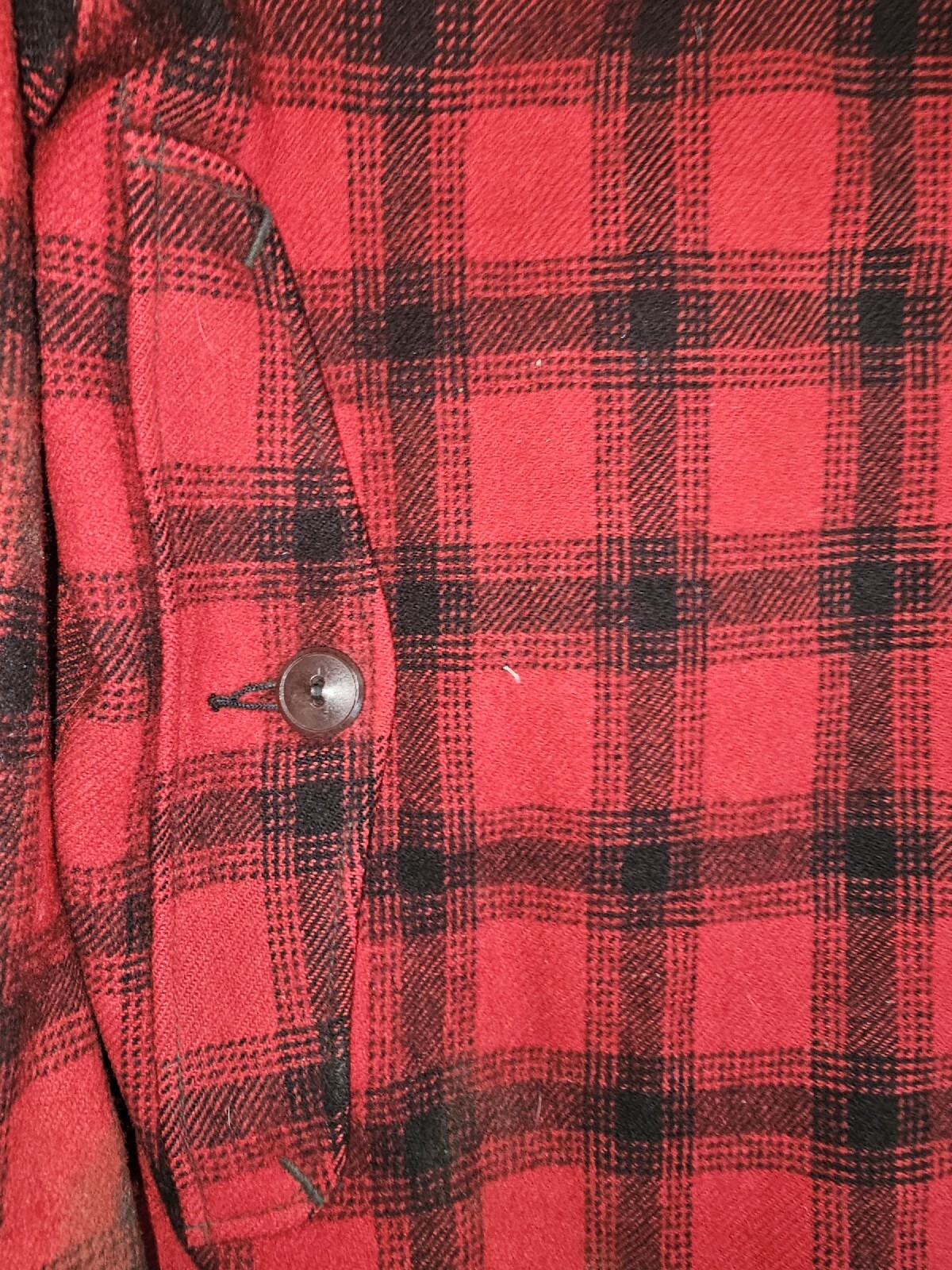 Vintage Woolrich Buffalo Plaid Wool Hunting Jacke… - image 12