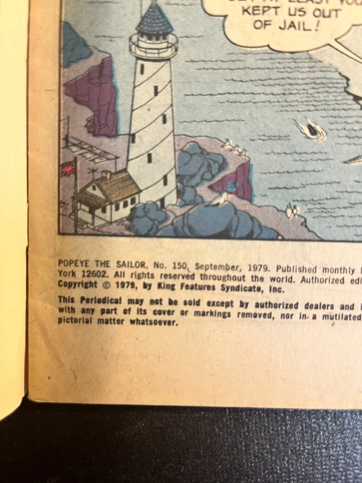 POPEYE THE SAILER 150 VINTAGE Quadrinhos 1979 Vol 1 Desenho Animado TV Whitman Walt Disney - Imagem 2 de 4