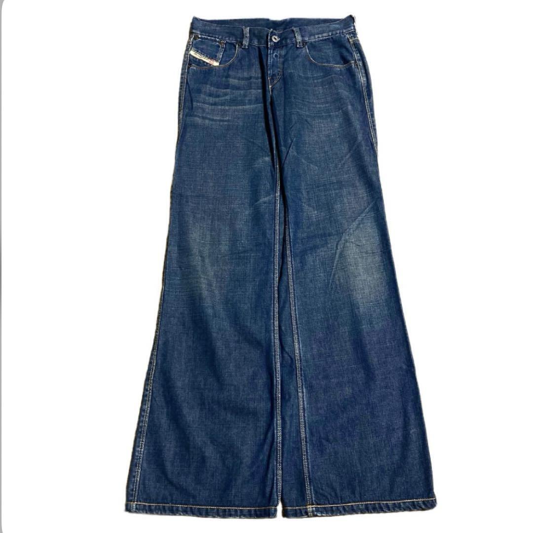 Diesel Archive Y2K Baggy Flare Denim Pants 27 Flare Jeans Diesel Archive Y2K Baggy Flare Denim Pants 27 Flare Jeans
